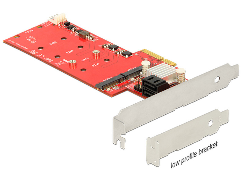 DeLOCK 89379 Eingebaut M.2,SATA Schnittstellenkarte/Adapter