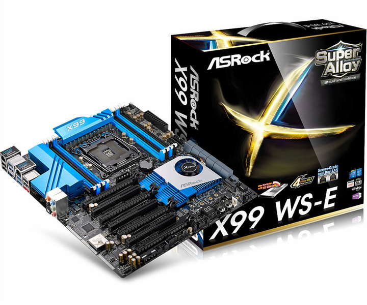 Asrock X99 WS-E Intel X99 LGA 2011-v3 Extended ATX motherboard