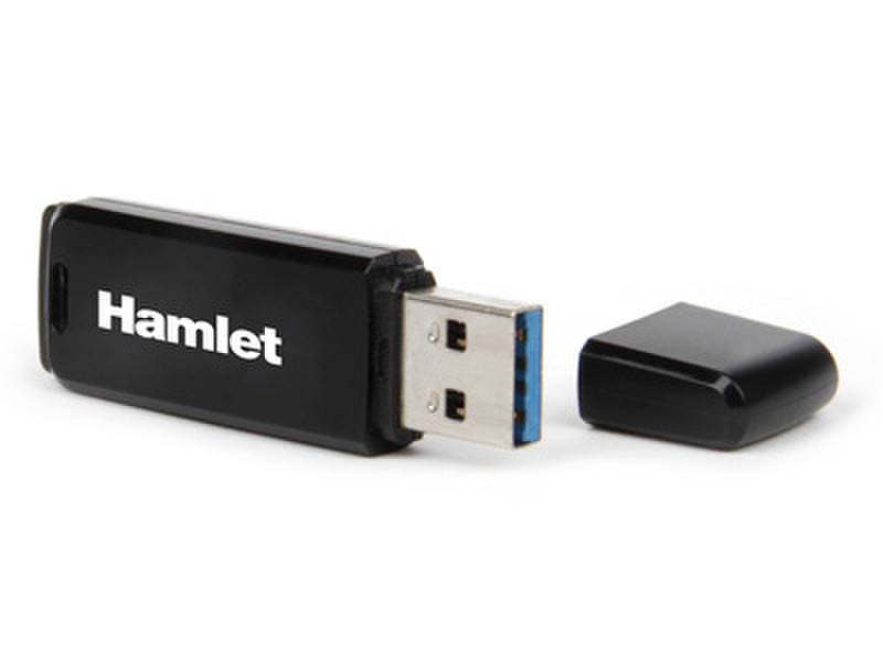 Hamlet Zelig Pen USB 3.0 8ГБ USB 3.0 Черный USB флеш накопитель