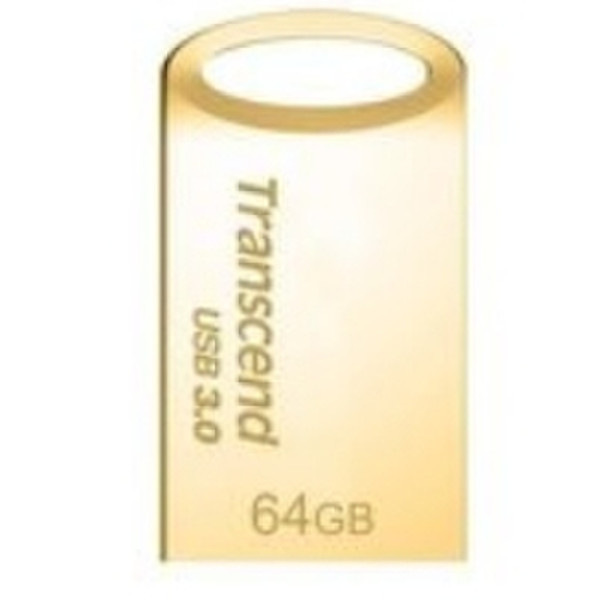 Transcend JetFlash 710 64GB 64ГБ USB 3.0 Золотой USB флеш накопитель