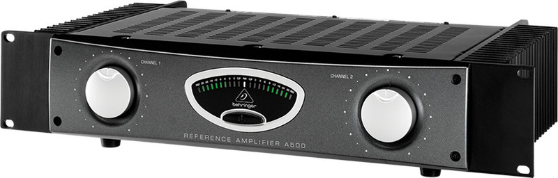 Behringer A500 2.0 Leistung/Phase Verkabelt Schwarz Audioverstärker