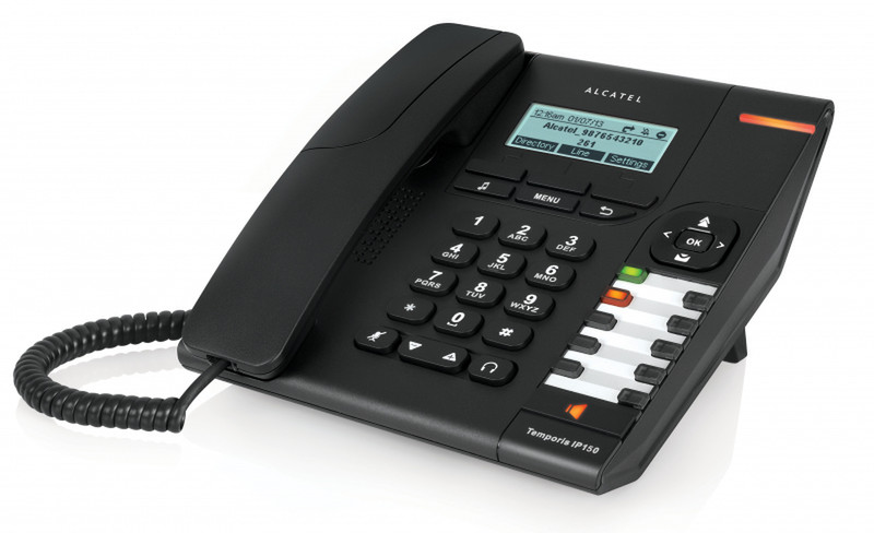 Alcatel Temporis IP150 Проводная телефонная трубка Черный