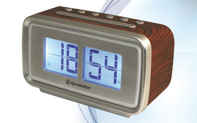 Roadstar CLR-2285/WD Clock Digital Wood