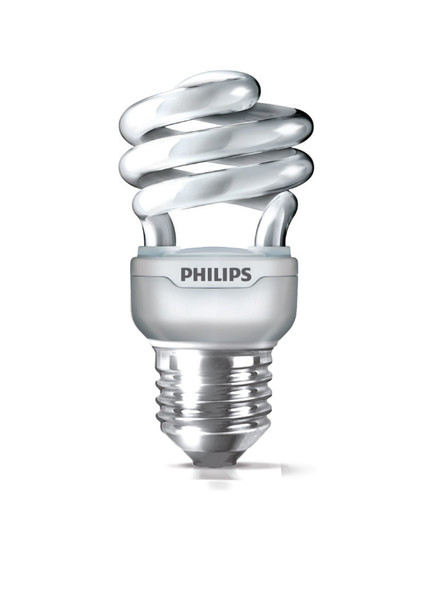 Philips Tornado Mini 8718291222835 11W E27 Warm white fluorescent bulb energy-saving lamp