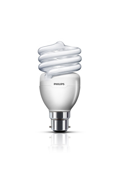 Philips 8718291703457 20W B22 Warm white fluorescent bulb energy-saving lamp