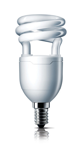 Philips Tornado Mini 8718291222576 8Вт E14 Теплый белый люминисцентная лампа energy-saving lamp