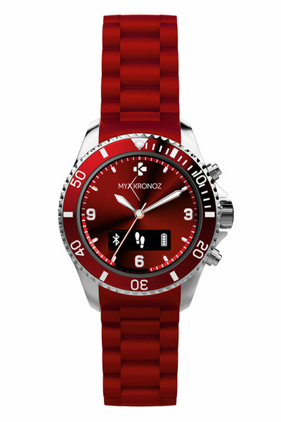 MyKronoz ZeClock OLED 65g Rot Smartwatch
