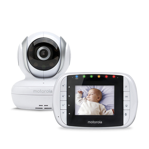 Motorola MBP33S 180m Weiß Baby-Videoüberwachung