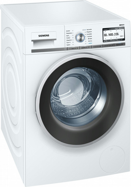 Siemens WM14Y743 freestanding Front-load 8kg 1379RPM A+++-30% White washing machine