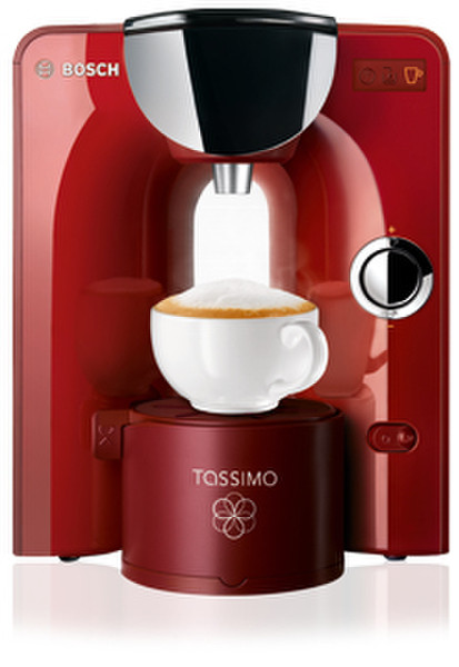 TASSIMO T55 Капсульная кофеварка 1.4л 1чашек Красный