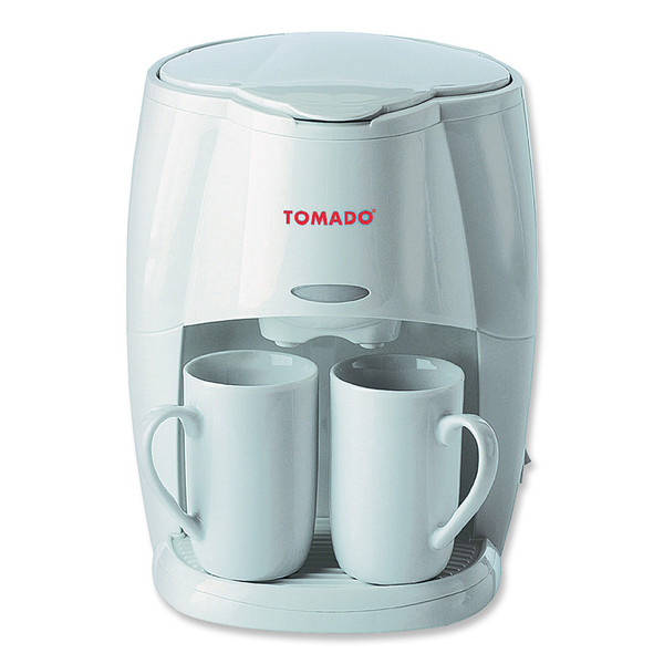 Tomado 1729168 Drip coffee maker 0.2L 2cups White coffee maker