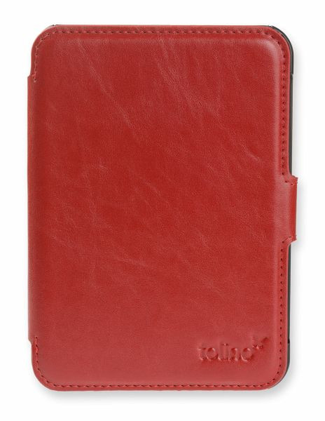 Tolino 8718444509868 6Zoll Blatt Rot E-Book-Reader-Schutzhülle