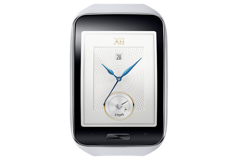 Samsung Gear S 2Zoll SAMOLED 67g Weiß Smartwatch