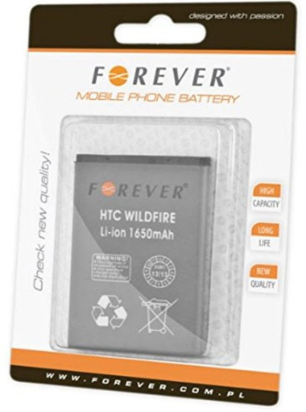 Forever FO-HT-BAS420 Lithium-Ion 1650mAh rechargeable battery