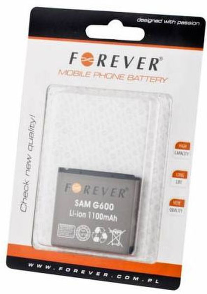 Forever FO-S-AB533640AU Lithium-Ion 1100mAh rechargeable battery