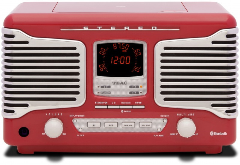 TEAC SL-D800BT Red digital audio streamer