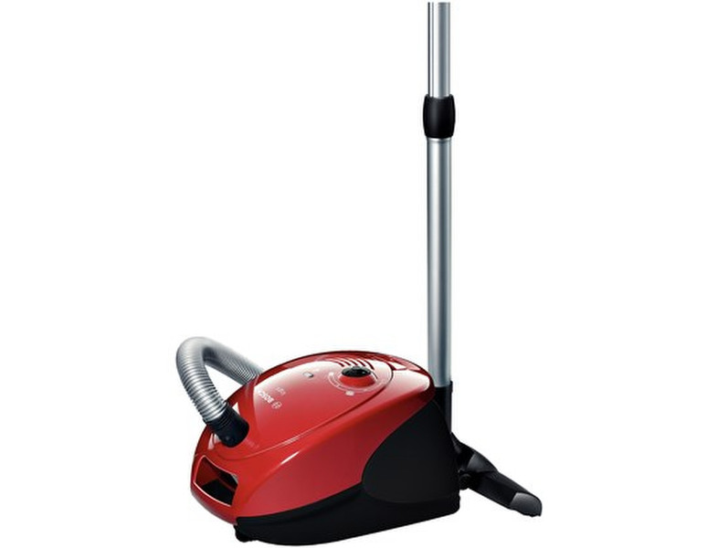 Bosch BSG6A110 Drum vacuum cleaner 4L 600W A Black,Red vacuum