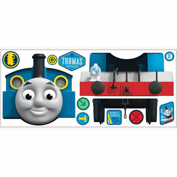 RoomMates Thomas the Tank Engine Giant Wall Decal with Hooks