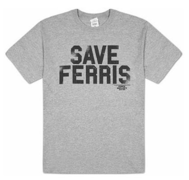 Poster Revolution Ferris Bueller - Save Ferris L Grau