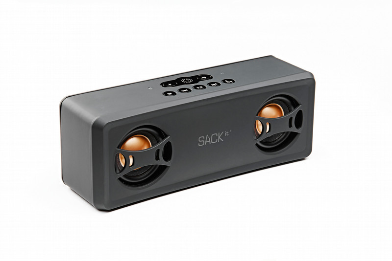 SACKit WOOFit JAM Stereo 10W Rectangle Black,Copper