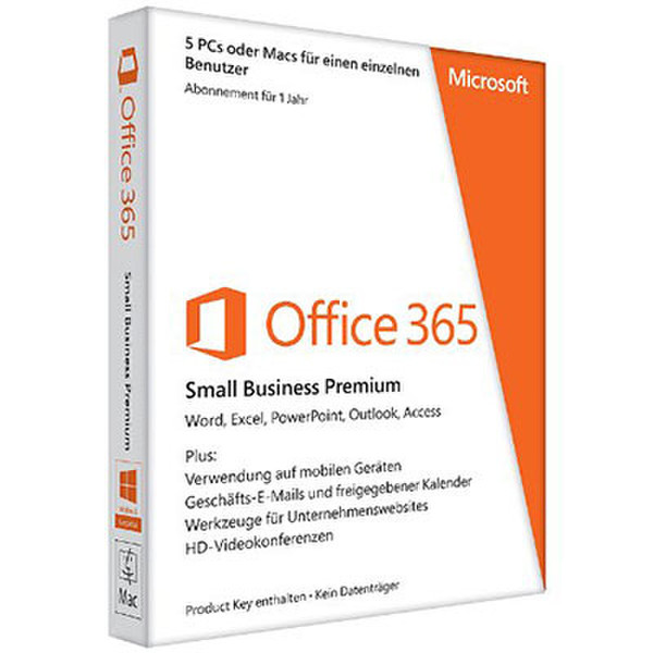 HP Microsoft Office 365 Small Business Premium