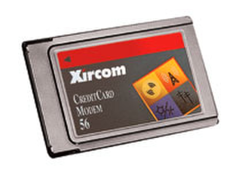 Xircom modem 56K creditcard Global Access 56Kbit/s modem