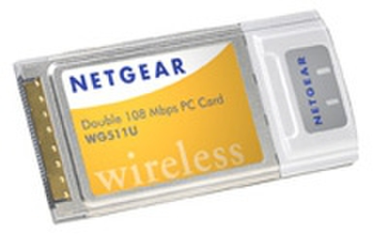 Netgear WG511U Wireless PC-kaart Внутренний 108Мбит/с сетевая карта