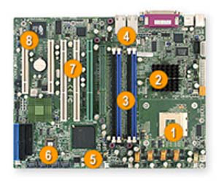 Supermicro P4SCT+-O Intel E7210 Разъем 478 ATX материнская плата