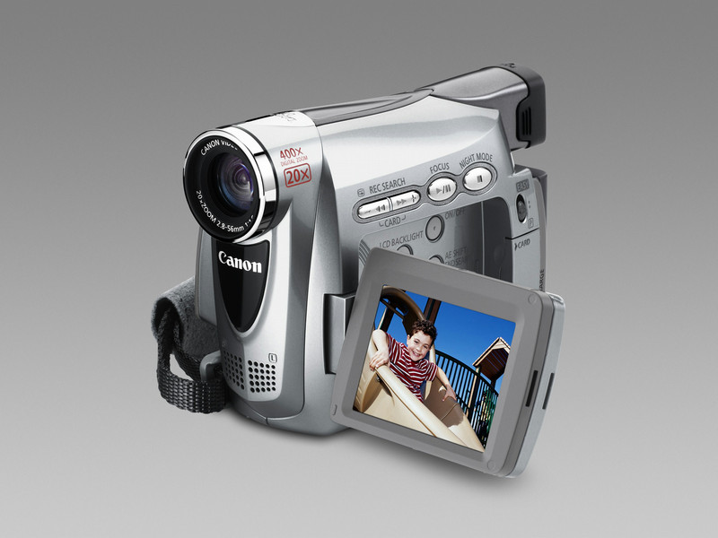 Canon MV830i Digital Camcorder 0.8МП Cеребряный