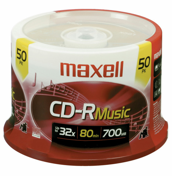 Maxell 625156 CD-R 700MB 50pc(s) blank CD