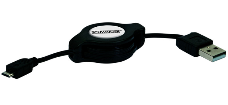 Schwaiger 1.2m USB 2.0 A - Micro-B