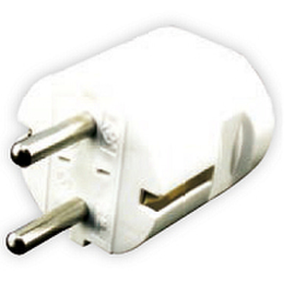 Schwaiger PMSST 042 Typ F (Schuko) Weiß Netzstecker-Adapter