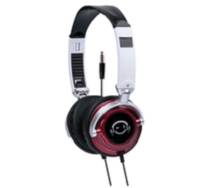 Schwaiger KH500RO 034 Circumaural Head-band Red,Silver headphone