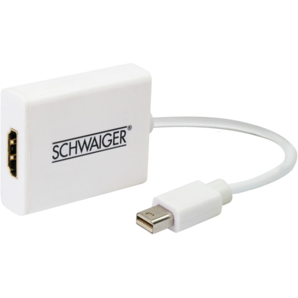 Schwaiger Mini DisplayPort/HDMI 0.15m Mini DisplayPort HDMI White