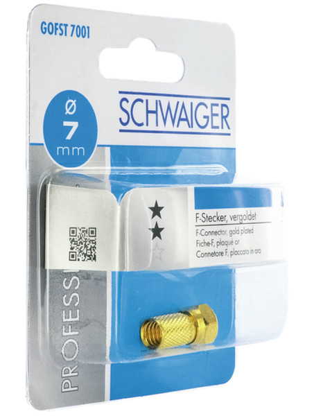 Schwaiger GOFST7001 537 F-Typ 1Stück(e) Koaxialstecker