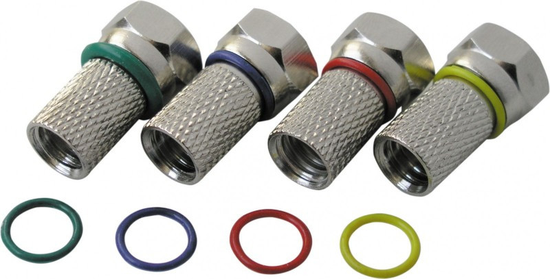 Schwaiger FSTFR7004 531 F-type 4pc(s) coaxial connector