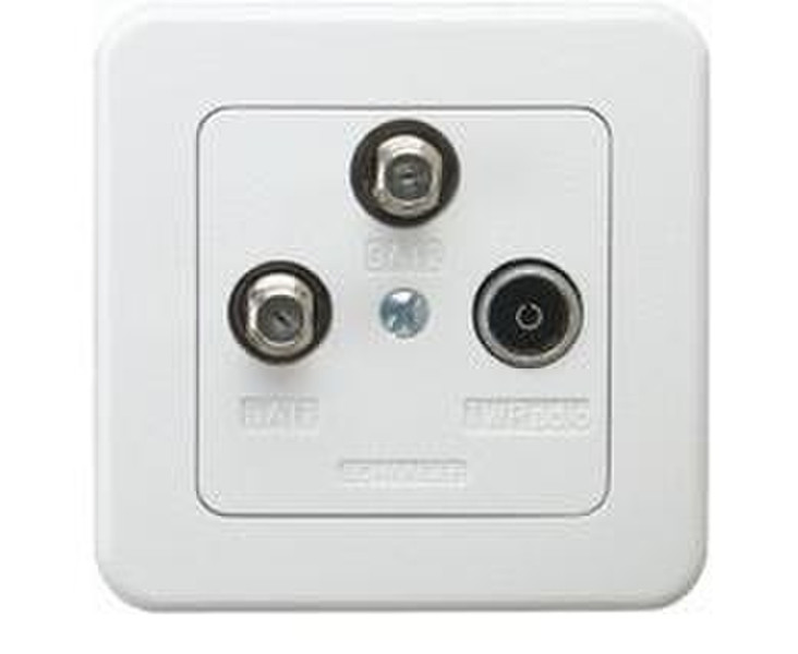 Schwaiger DSE652 531 White socket-outlet