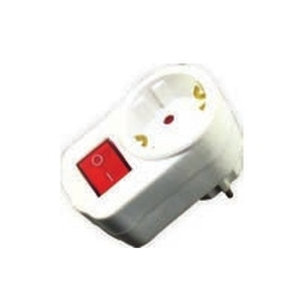 Schwaiger PMUSS 032 Type F (Schuko) Type F (Schuko) White power plug adapter