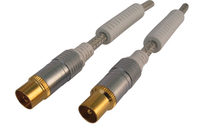 Schwaiger KVKHD15 531 1.5м IEC169-2 IEC169-2 Серый коаксиальный кабель