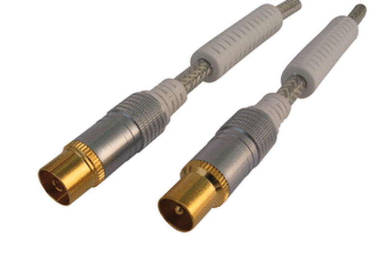 Schwaiger KVKHD30 531 3м IEC169-2 IEC169-2 Серый коаксиальный кабель