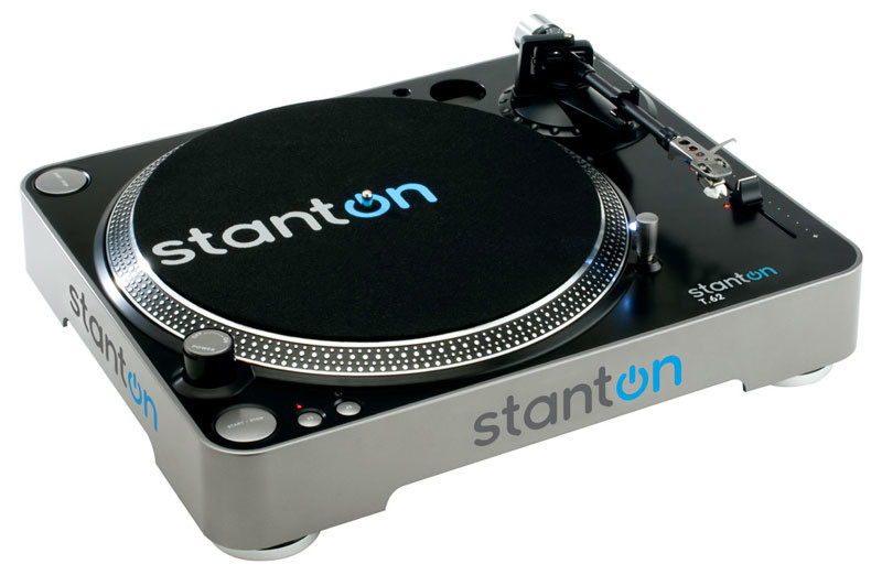Stanton T.62 Direct drive DJ turntable Черный, Серый