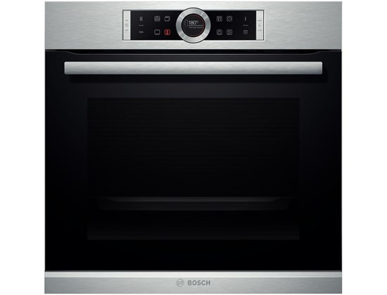 Bosch HBG6725S1 Electric oven 71л A Черный, Нержавеющая сталь