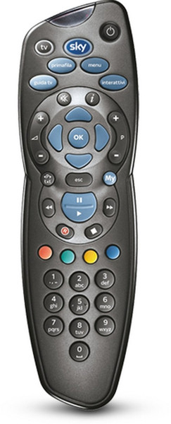 Sky SKY716 IR Wireless Press buttons Grey remote control