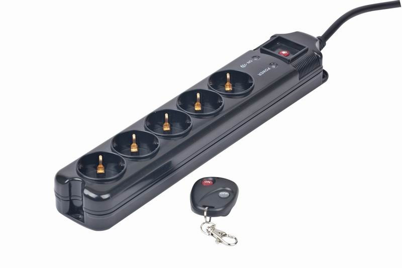 EnerGenie SPG-RM V2 5AC outlet(s) 250V 1.8m Schwarz Spannungsschutz