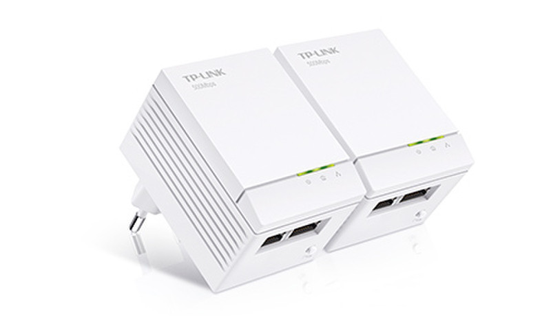 TP-LINK TL-PA4020 KIT 500Mbit/s Eingebauter Ethernet-Anschluss Weiß 2Stück(e) PowerLine Netzwerkadapter