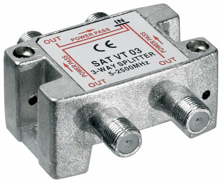 1aTTack 7670028 Cable splitter Silber Kabelspalter oder -kombinator