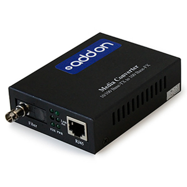 Add-On Computer Peripherals (ACP) ADD-FMC-BX-4DST 100Mbit/s 1550nm Single-mode Black network media converter