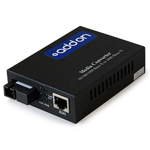 Add-On Computer Peripherals (ACP) ADD-GMC-BX-4DSC 1000Mbit/s 1550nm Single-mode Black network media converter