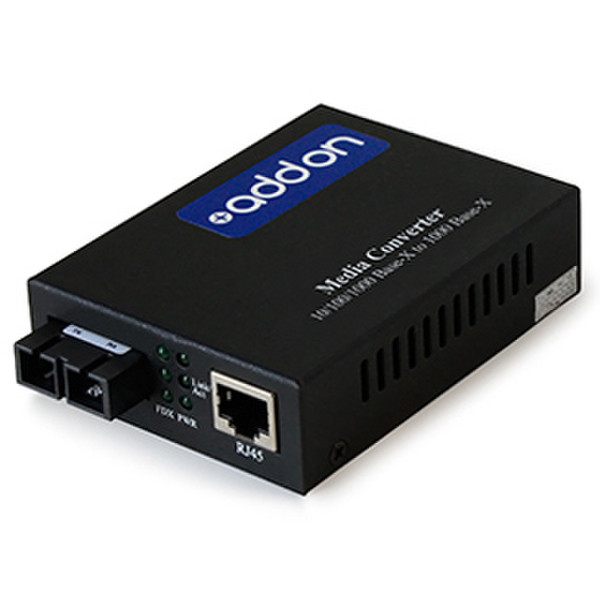 Add-On Computer Peripherals (ACP) ADD-GMC-SX-1SC 1000Mbit/s 1310nm Multi-mode Black network media converter