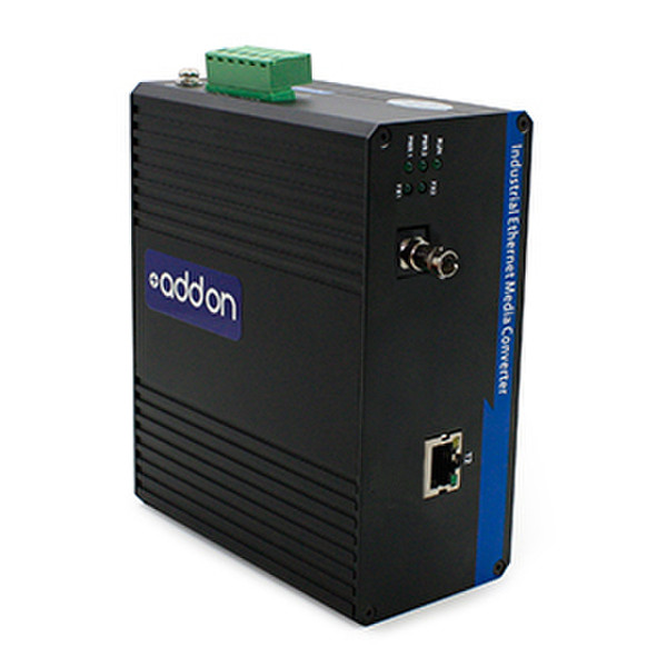 Add-On Computer Peripherals (ACP) ADD-IFMC-BXD-1ST1 100Mbit/s 1550nm Single-mode Black network media converter